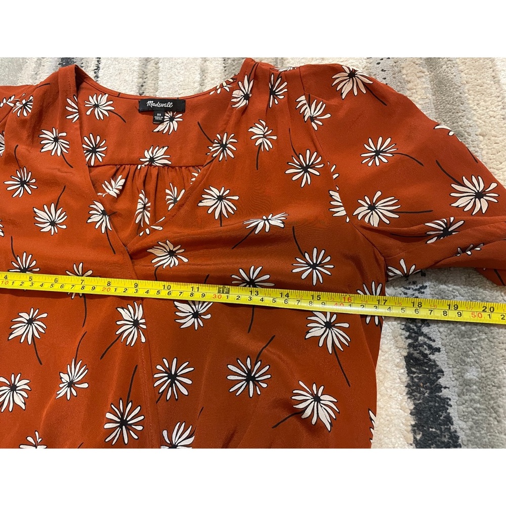 Madewell Silk Wrap Top - Picture 7 of 9